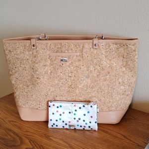 NWT thirty one tote with clutch